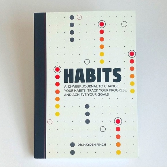 Habits 12 Week Journal To Change Your Habits Achieve Goals Book Dr Hayden Finch - Picture 13 of 14